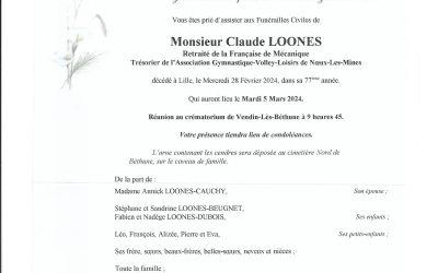 Mr Claude LOONES