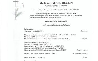 Mme Gabrielle BECLIN