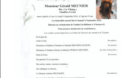 Mr Gérald MEUNIER