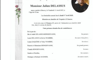 Mr Julien DELASSUS