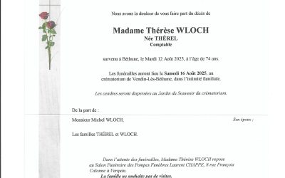 Mme Thérèse WLOCH née THEREL