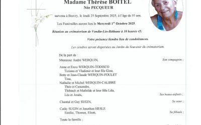 Mme Thérèse BOITEL-PECQUEUR