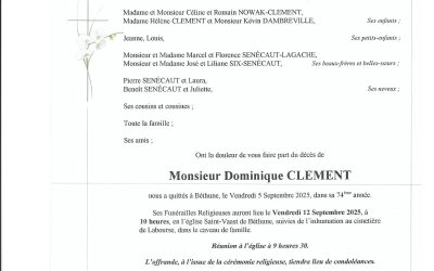 Mr Dominique CLEMENT