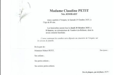 Mme Claudine PETIT-JOMBART