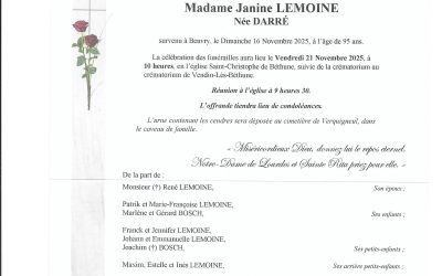Mme Janine LEMOINE-DARRE