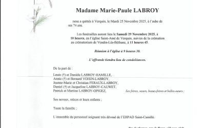 Mme Marie-Paule LABROY