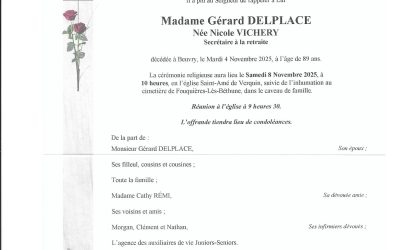 Mme Nicole DELPLACE-VICHERY