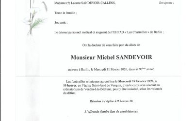 Mr Michel SANDEVOIR