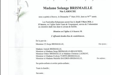 Mme Solange BRISMAILLE-LAROCHE