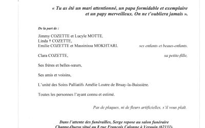 Monsieur Serge COZETTE